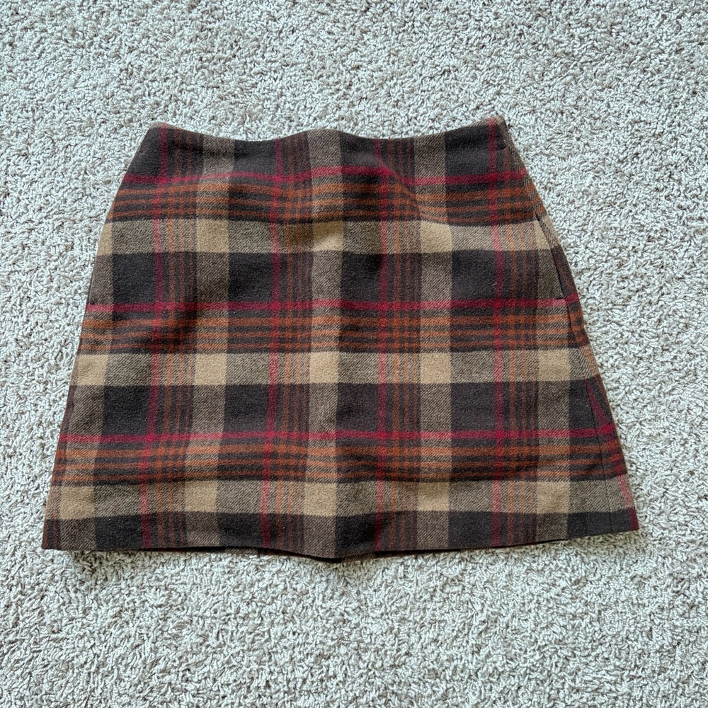 NWT Uniqlo wool blend mini skirt size 2